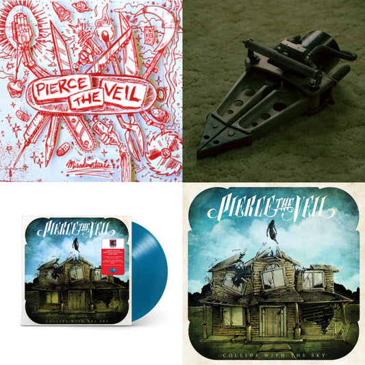 Pierce The Veil - Misadventures & Jaws Of Life & Collide With The Sky (Aqua Color LP Vinyl) & Collide With The Sky (Sea Blue LP Vinyl)