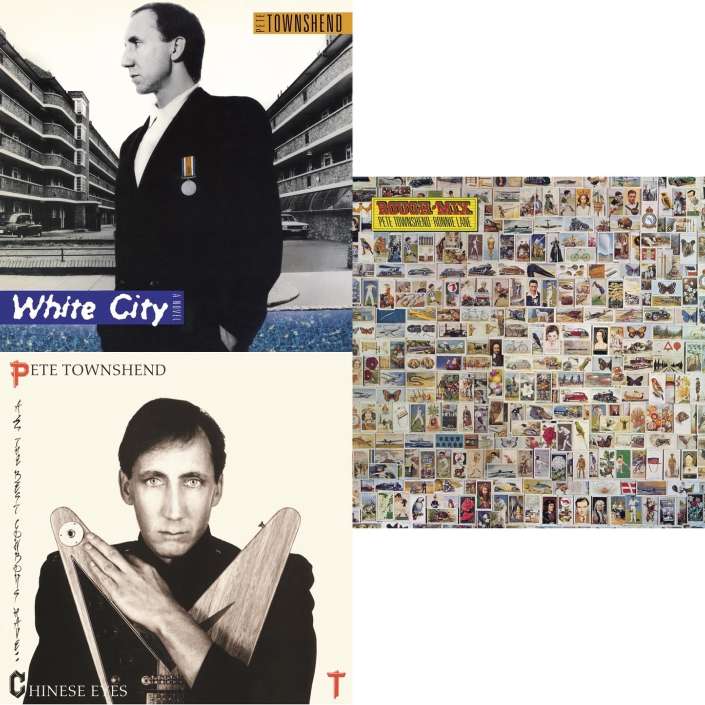 Pete Townshend - Rough Mix (Half-Speed) & All The Best Cowboys Have Chinese Eyes (Half-Speed) & White City: A Novel (Half-Speed) - LP Vinyl Bundle