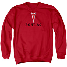 Load image into Gallery viewer, Pontiac Centered Arrowhead Mens Crewneck Sweatshirt Red