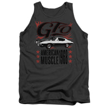 Load image into Gallery viewer, Pontiac Gto Flames Mens Tank Top Shirt Charcoal