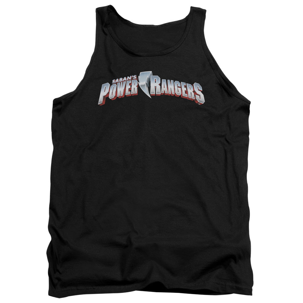 Power Rangers New Logo Mens Tank Top Shirt Black