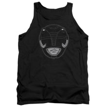 Load image into Gallery viewer, Power Rangers Black Ranger Mask Mens Tank Top Shirt Black