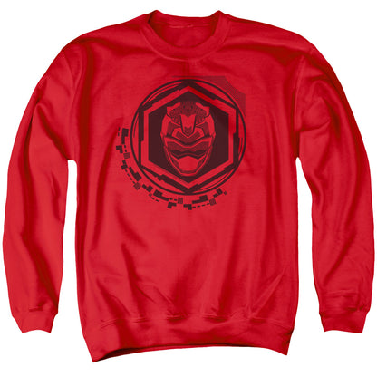 Power Rangers Red Ranger Mens Crewneck Sweatshirt Red