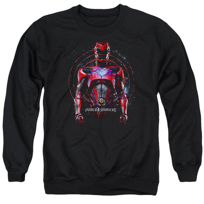 Power Rangers Red Ranger Mens Crewneck Sweatshirt Black