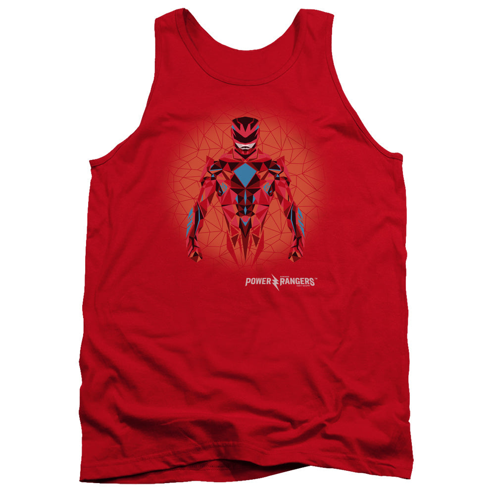 Power Rangers Red Power Ranger Graphic Mens Tank Top Shirt Red