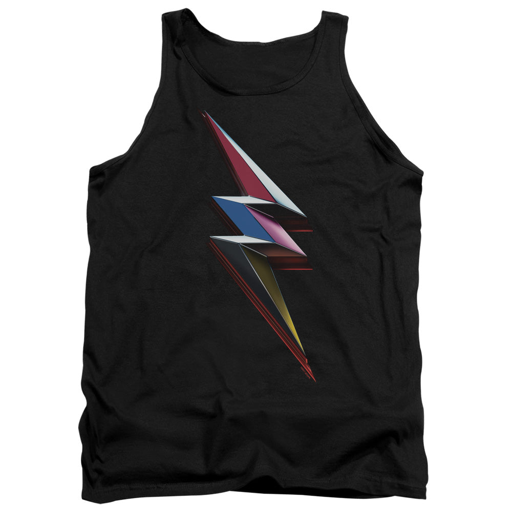 Power Rangers Movie Bolt Mens Tank Top Shirt Black