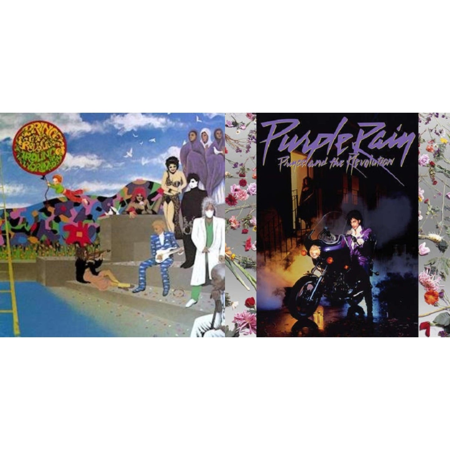 Prince & The Revolution - Purple Rain (Remastered/180G) & Around The World In A Day - LP Vinyl Bundle