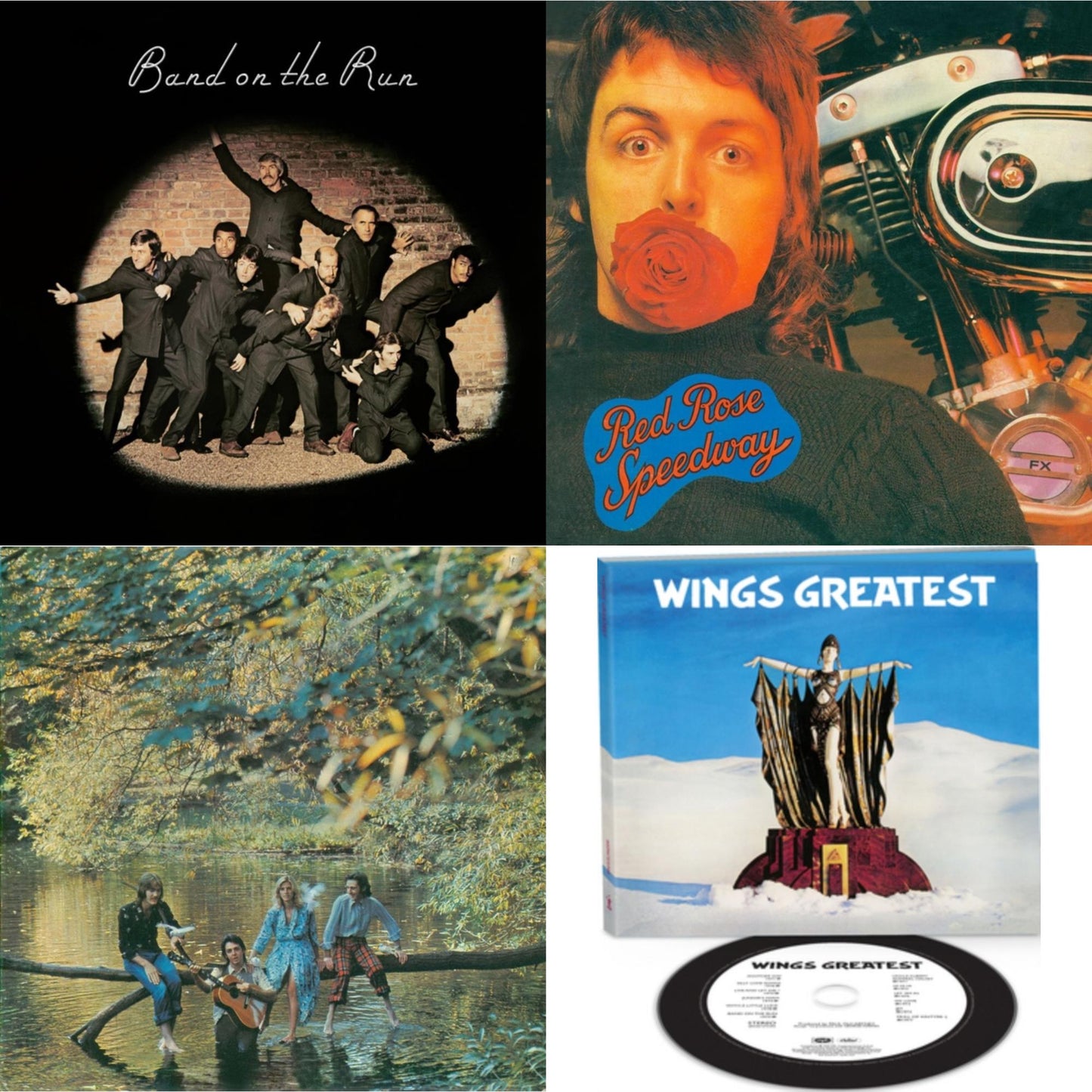 Paul & Wings Mccartney - Band On The Run (Shm-CD) (Limited) & Red Rose Speedway (Shm-CD) (Limited) & Wild Life (Shm-CD) (Limited) & Greatest