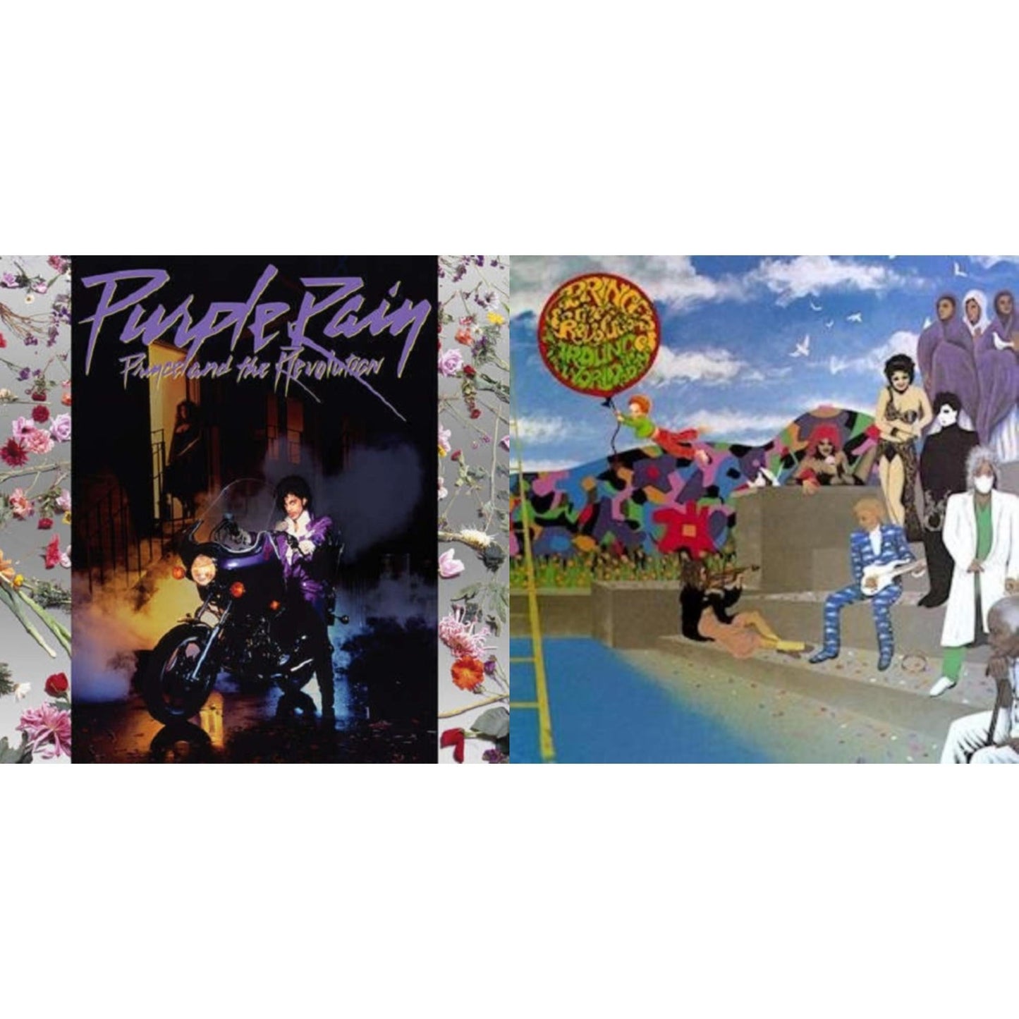 Prince & The Revolution - Purple Rain (Remastered/180G) & Around The World In A Day - LP Vinyl Bundle