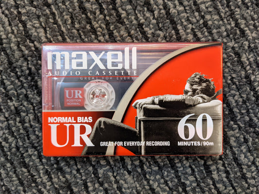 Maxell UR-60 Blank Cassette *Sealed* Tape