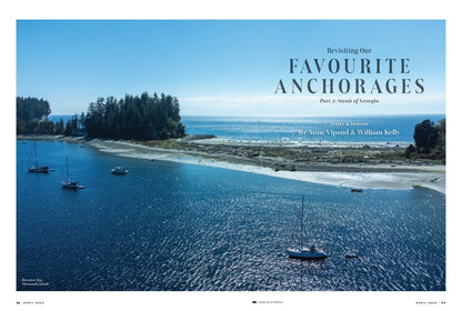 Pacific Yachting - April 2024: Basics Of Bottom Paint, Accessible Anchorages, The Mini 12, Carving A Place For Women, Cockpit Confessions & More!