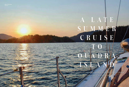 Pacific Yachting - August 2025: Wooden Boat Issue, Every Boat Has A Story, Gikumi & Seance, Quiet Harbours Of Quadra Island,  Marine Hoses & Clamps, Summer Gear Guide & More!