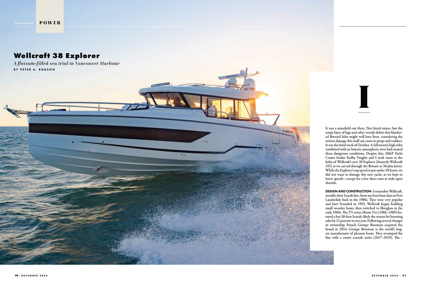 Pacific Yachting - December 2024: Navigating Beyond Desolation, Holiday Wish List, 11 Must Have Gifts, Gunkhole's Frenchman's Cove, 2024 Rendezvous Roundup, Tested Wellcraft 38 Explorer & More!