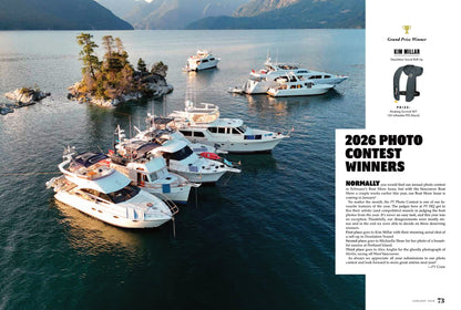 Pacific Yachting - January 2026: New Boat Special, 66 Exciting New Powerboats & Sailboats, Five Days In The Gulf Islands, Telegraph Cove Rebuilds, Davidson Dinghies, Winter Boat Shows & More!