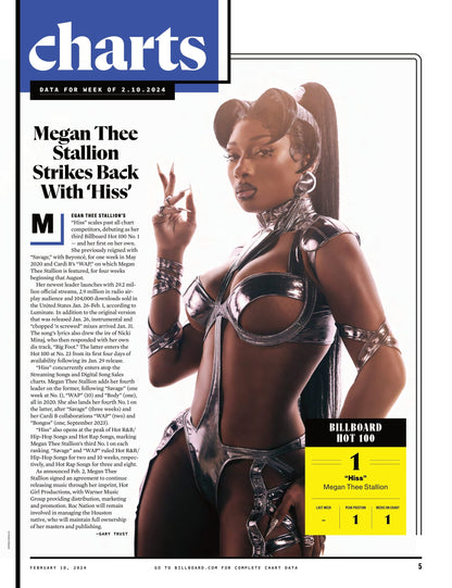 Billboard - 24.02.10 Edition: Usher’s Big Play, The Power Players, Next Stadium Anthems, Synch Secrets, Music’s Winning Sports Bets, Megan Thee Stallion Strikes Back, Oscar Music Preview & More!