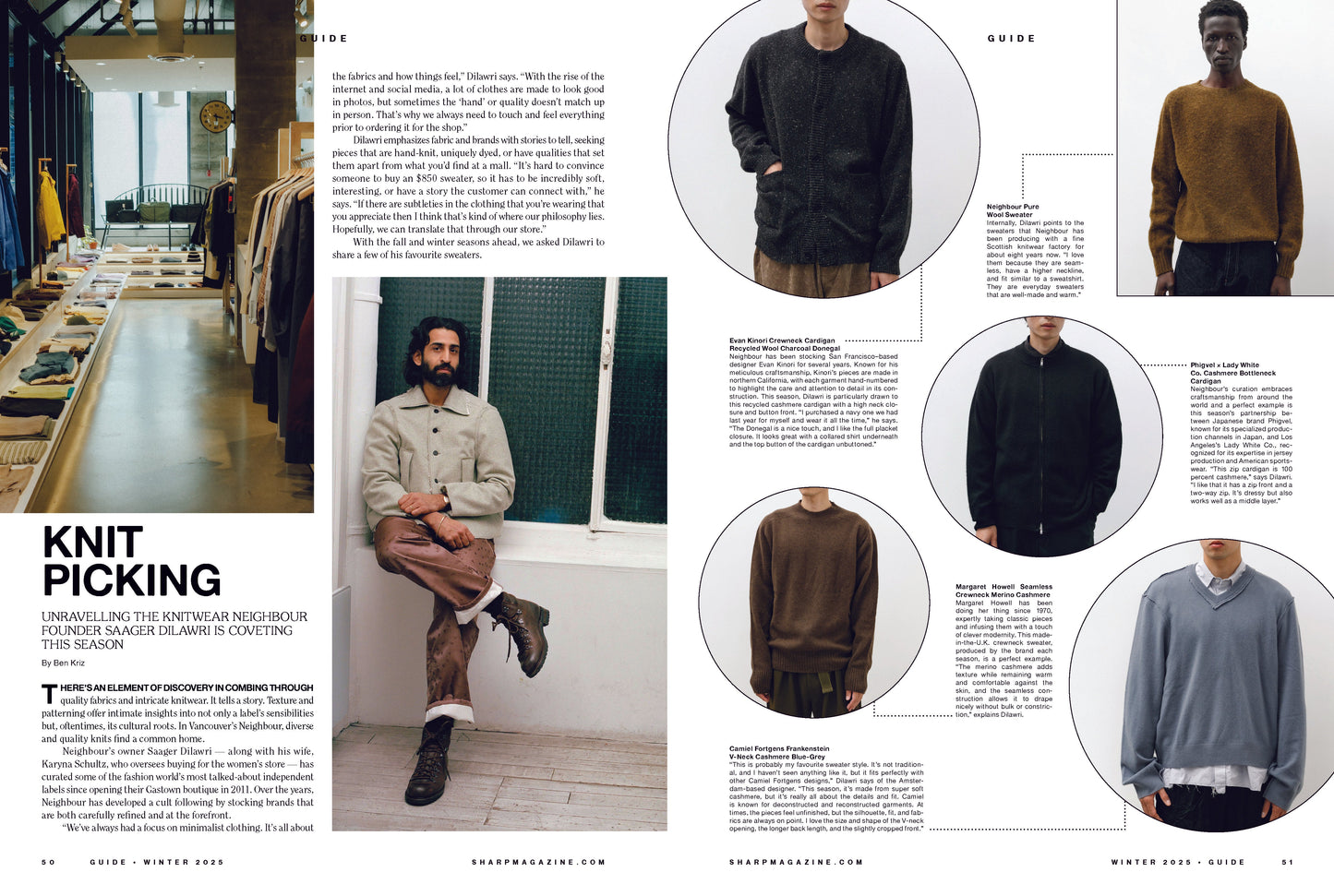 Sharp Magazine - Winter 2025: Regé-Jean Page Stays The Course, Power Plays With William Nylander, Holiday Gifts That Go The Extra Mile & More!