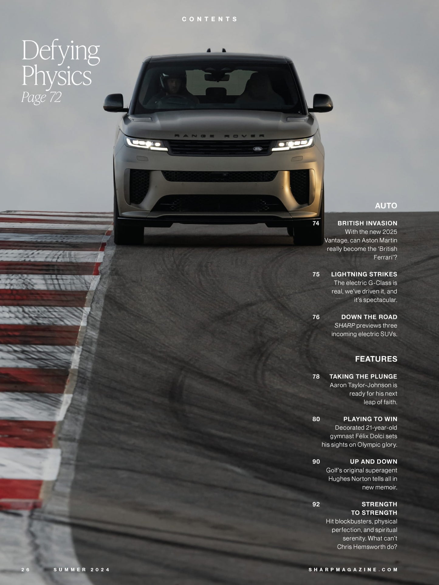 Sharp Magazine – Summer 2024: Following His Performance In Furiosa, A Mad Max Saga, Australian Actor, Chris Hemsworth Lets Us In On The Making Of His Next Blockbuster Film - Project X & More!