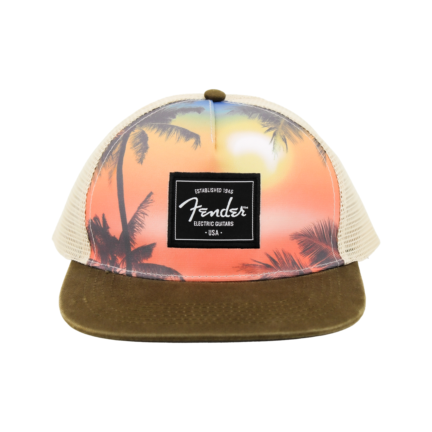 Fender Paradise Logo Mesh Trucker Hat