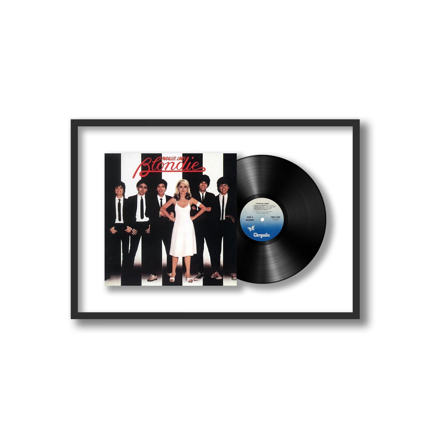 Blondie Parallel Lines Framed Vinyl Record