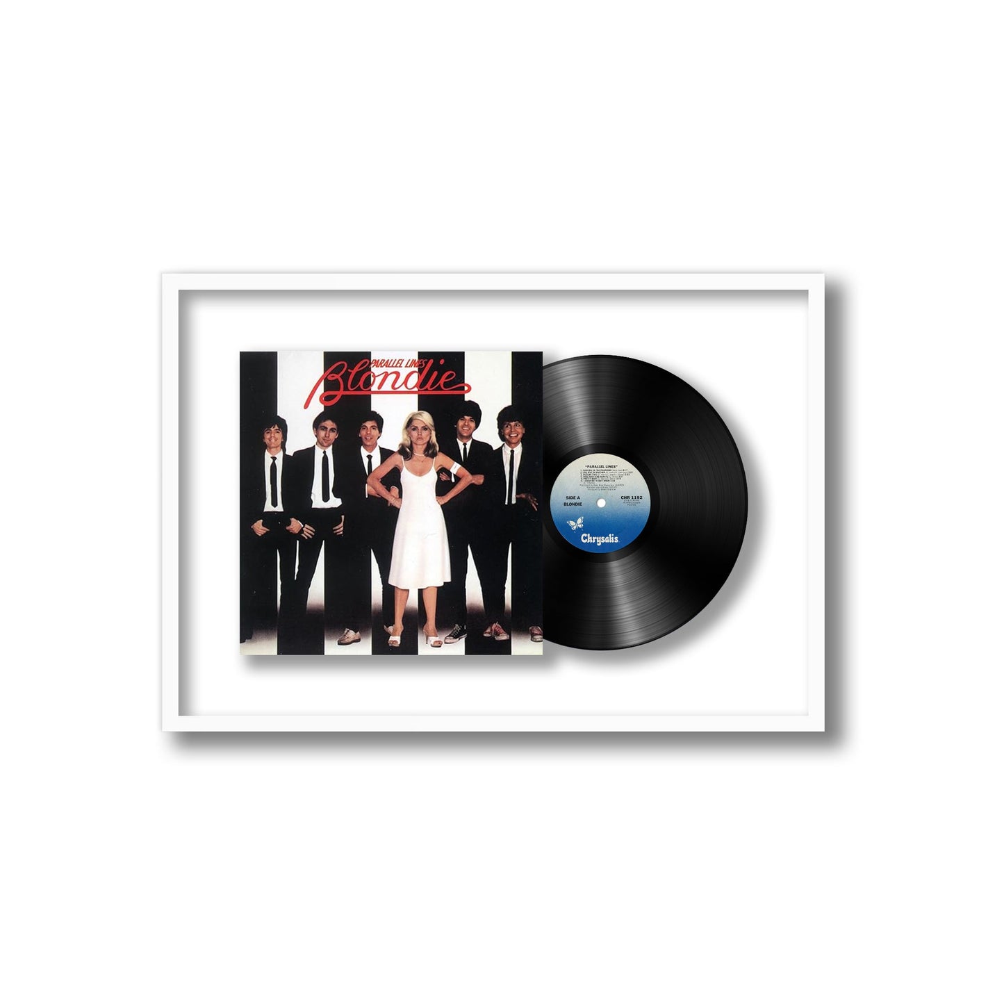 Blondie Parallel Lines Framed Vinyl Record