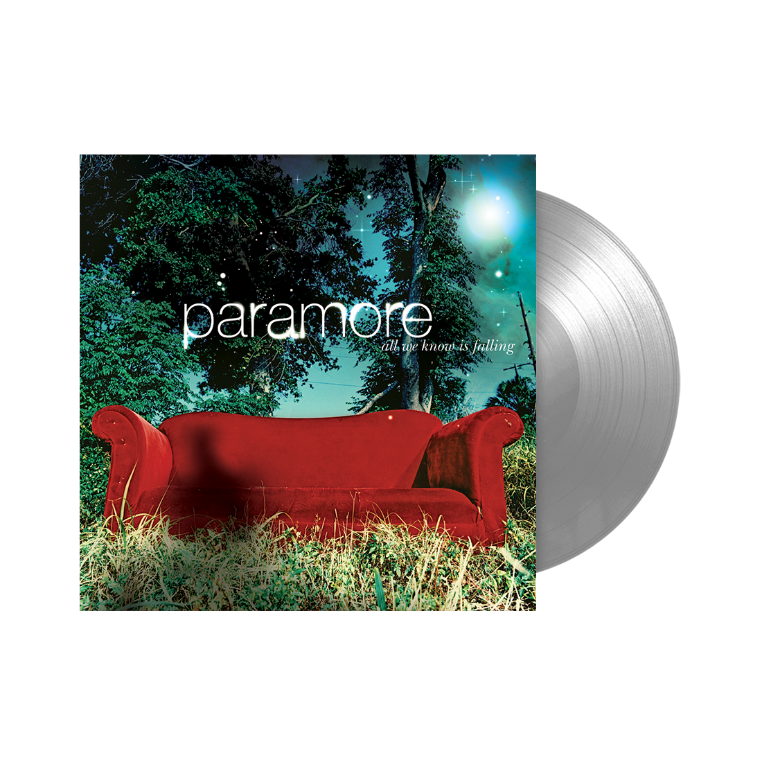 Paramore - All We Know Is Falling (FBR 25th Anniversary silver vinyl) Vinyl Record