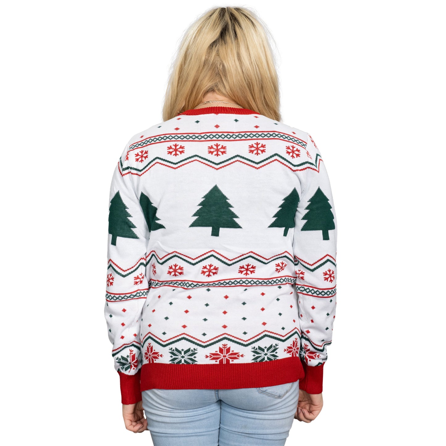 Hanging Lights SpongeBob and Patrick Christmas Sweater