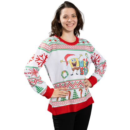 Wrap Star SpongeBob Christmas Sweater