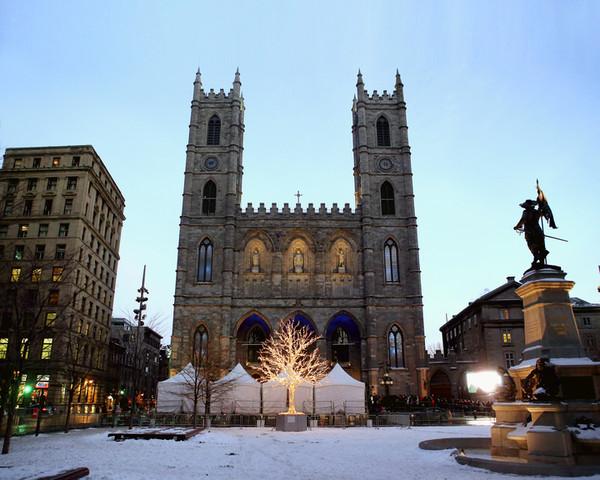 Notre-Dame Basilica in Montreal 8" x 10" Landmark Photo