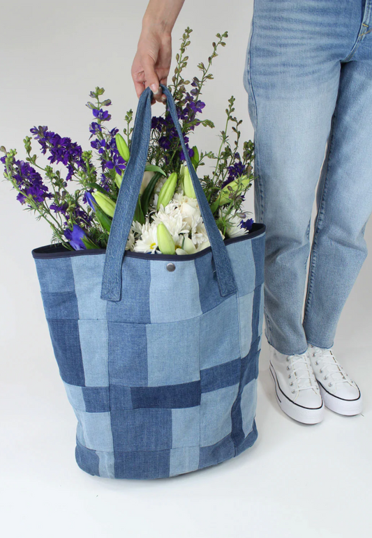 Porter Blue X People of Leisure - Scrapwork Tote Bag