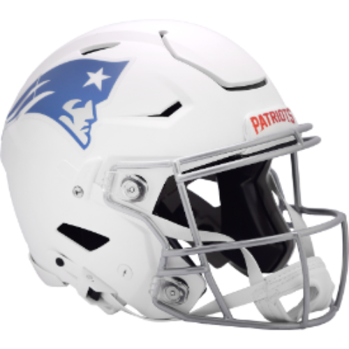 New England Patriots Full Size Authentic SpeedFlex Football Helmet 2025 Rivalries - NFL