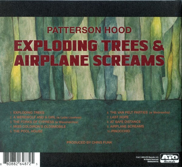 Patterson Hood – Exploding Trees & Airplane Screams (LP Vinyl) Vinyl Record