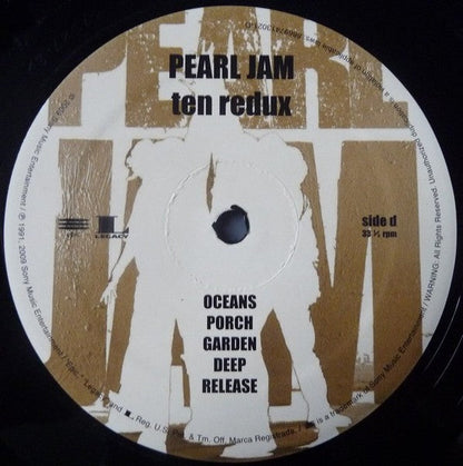 Pearl Jam – Ten (Original Recording Remastered 2-LP Vinyl) Vinyl Record
