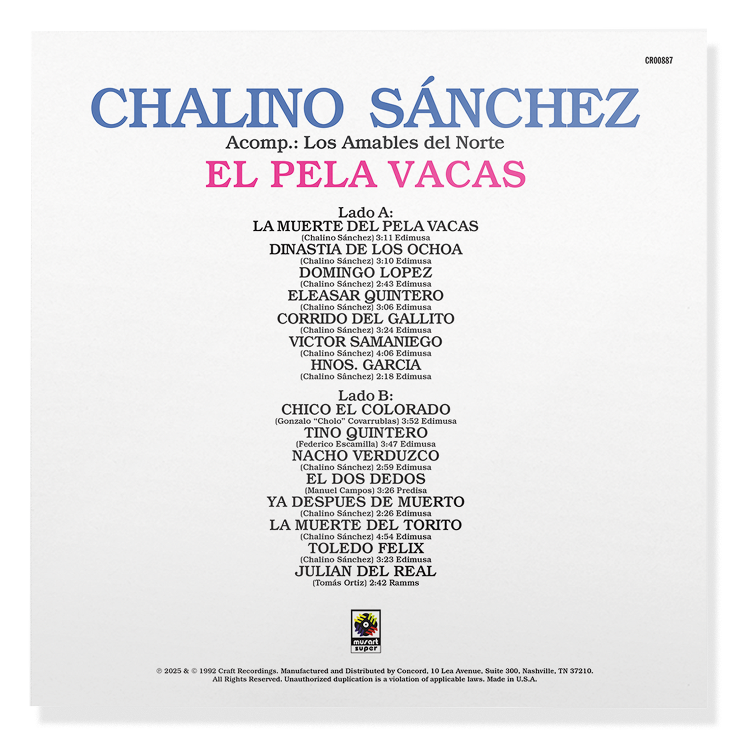 El Pela Vacas (LP) Vinyl Record