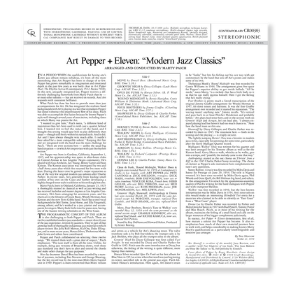 '+Eleven: Modern Jazz Classics - Contemporary Records Acoustic Sounds Series (180g LP) Vinyl Record