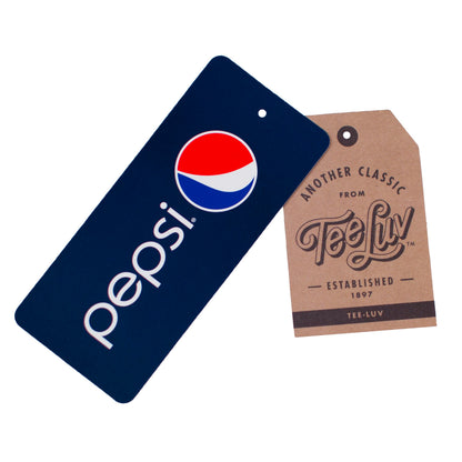 Pepsi Ringer Mens T Shirt Officially Licensed White and Red