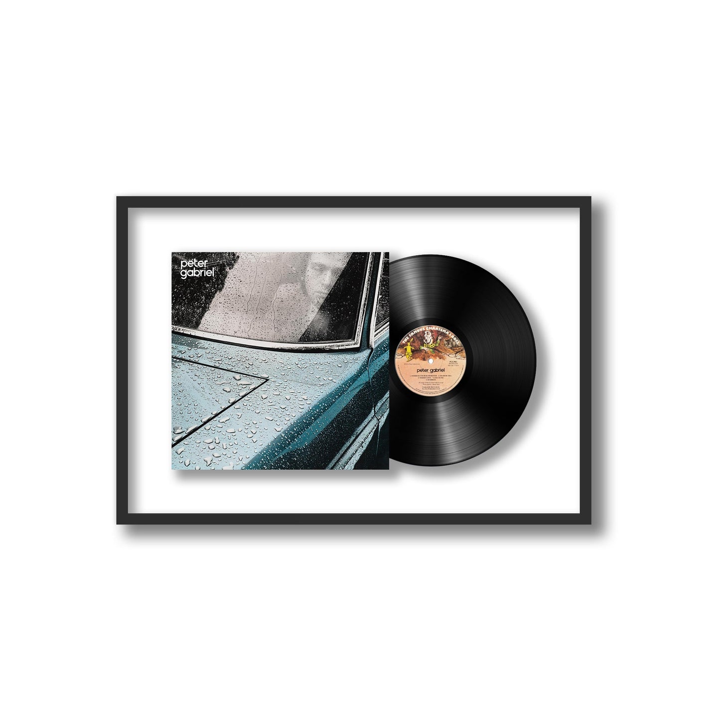 Peter Gabriel Framed Vinyl Record