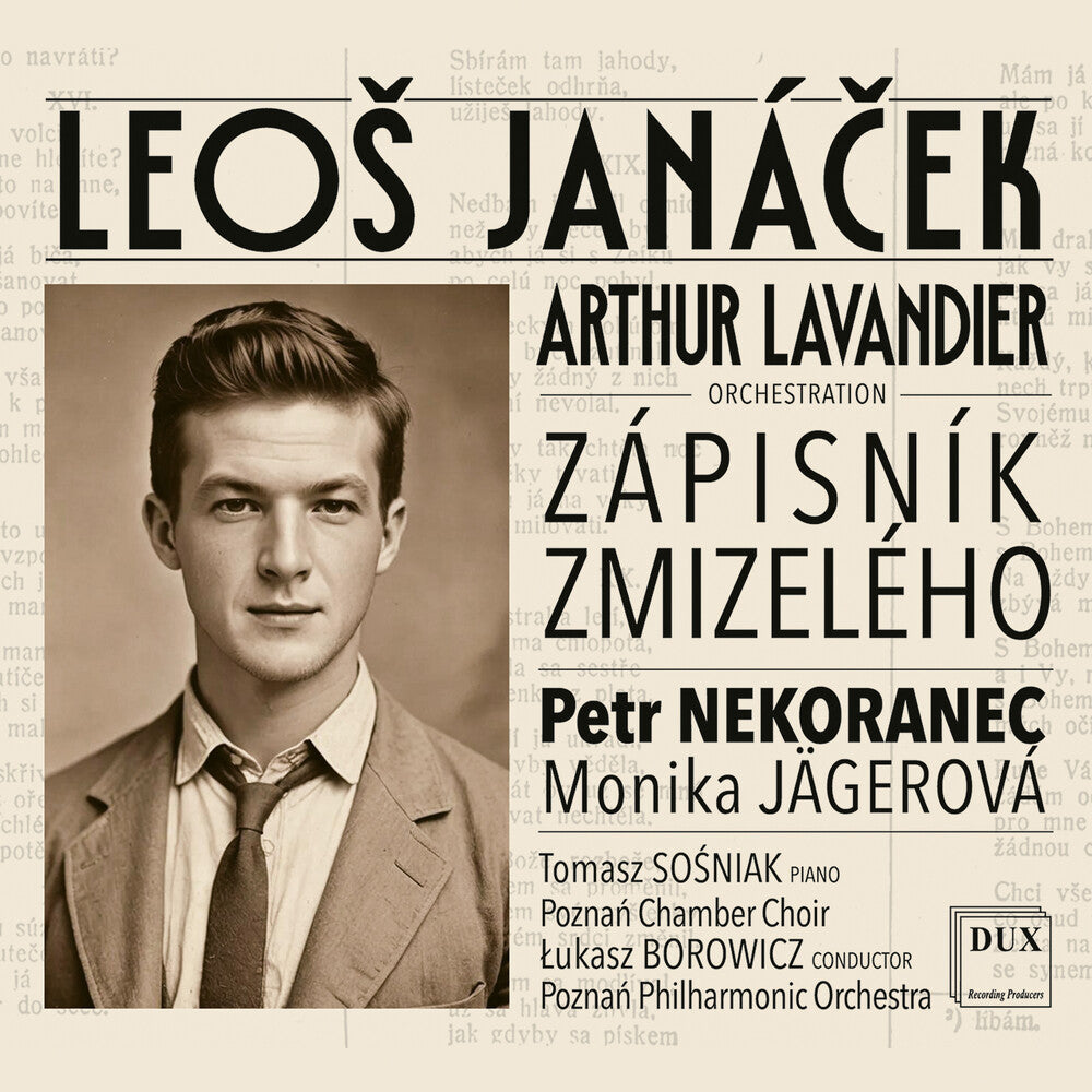 Petr Nekoranec – Janacek: Zapisnik Zmizeleho/Diary Of One Who Music CD