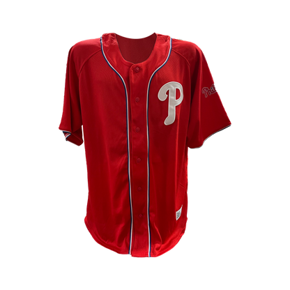 Philadelphia Phillies Red Logo Baseball Jersey