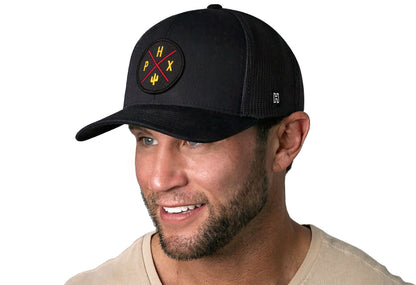 Phoenix Trucker Hat  |  Black PHX X Snapback