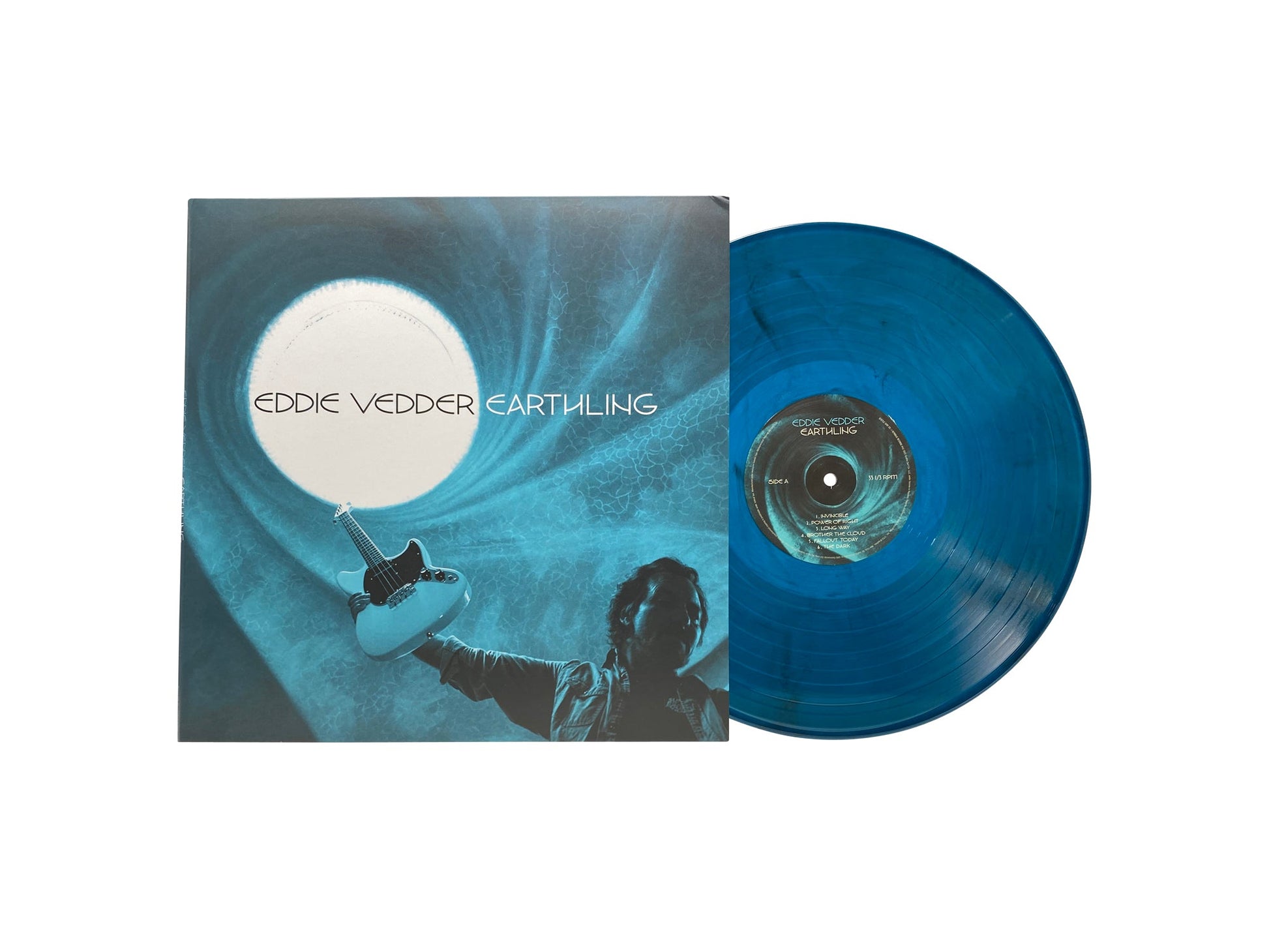 Eddie Vedder - Earthling (Indie Exclusive Translucent Blue/Black Marble Colored Vinyl) Vinyl Record