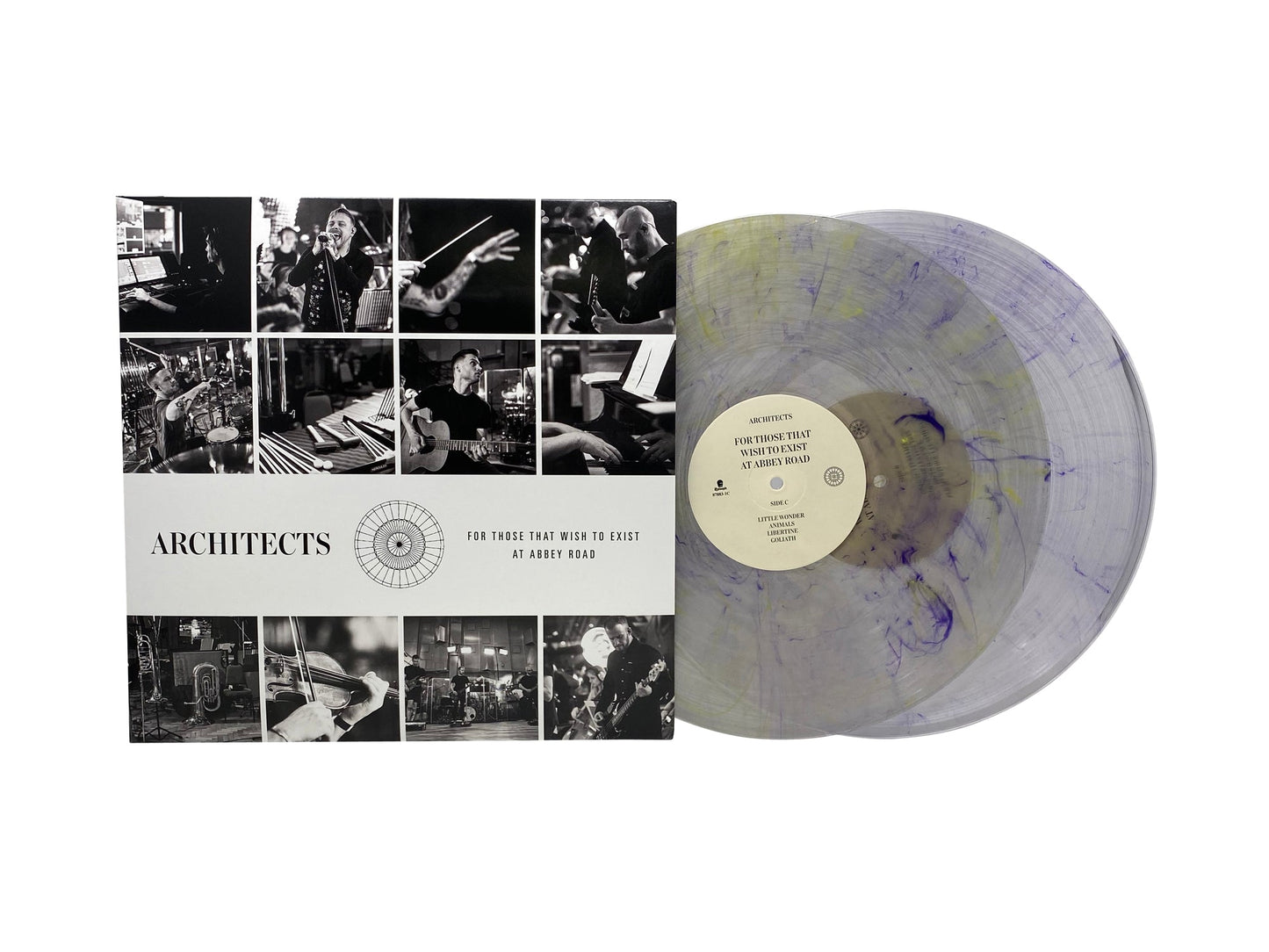 Architects - For Those That Wish To Exist At Abbey Road (Clear w/ Yellow & Purple Splatter) Vinyl Record