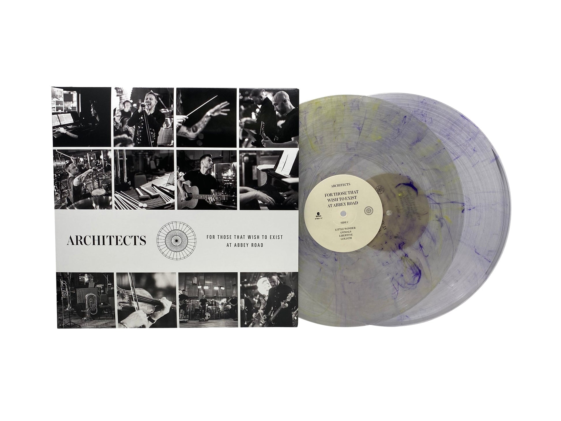 Architects - For Those That Wish To Exist At Abbey Road (Clear w/ Yellow & Purple Splatter) Vinyl Record