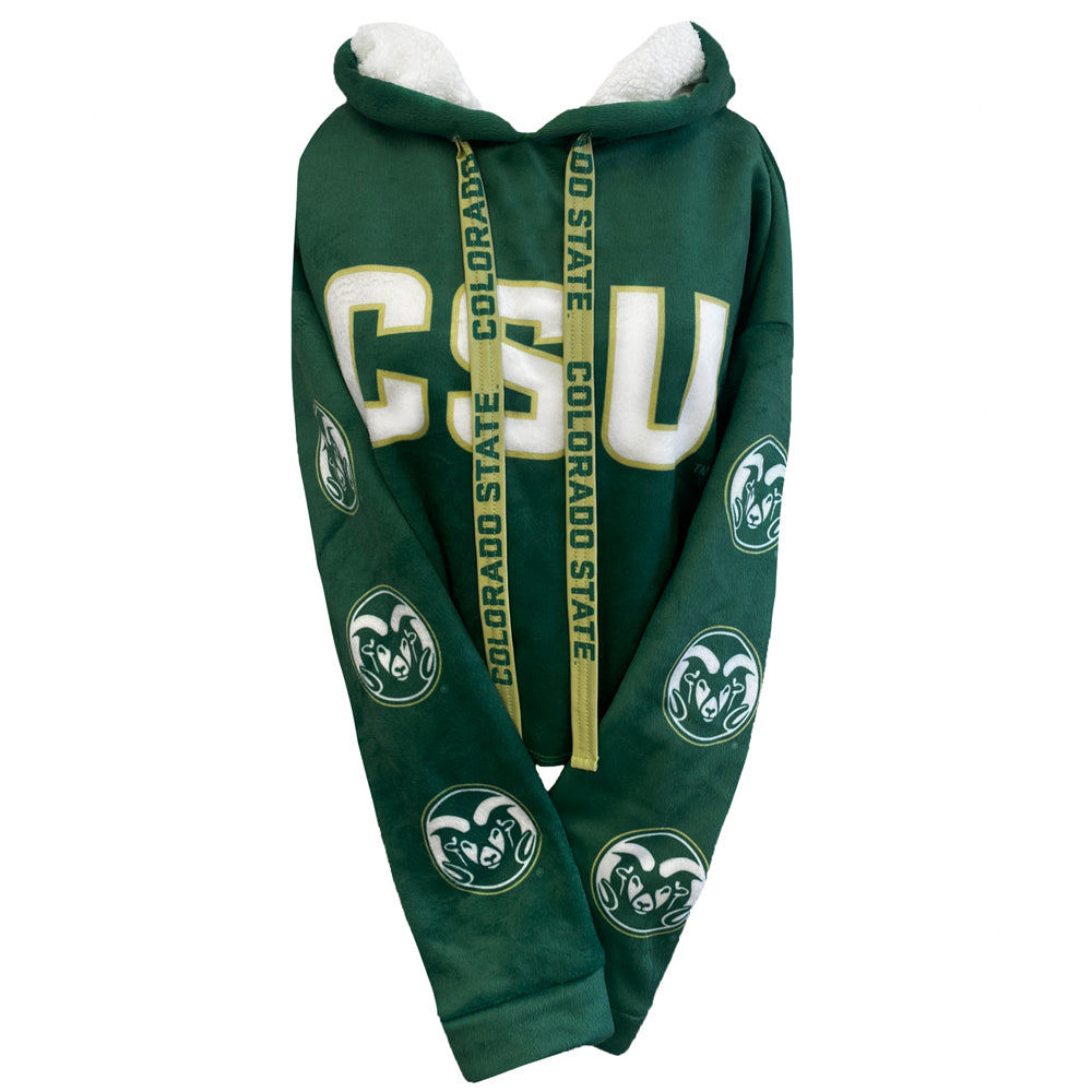 Colorado State Varsity Furry Womens Hoodie Officially Licensed