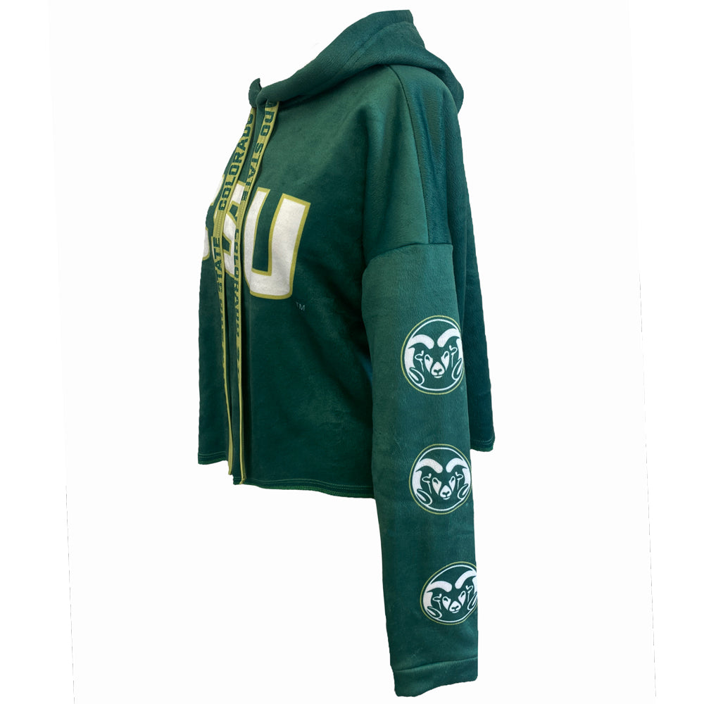 Colorado State Varsity Furry Womens Hoodie Officially Licensed