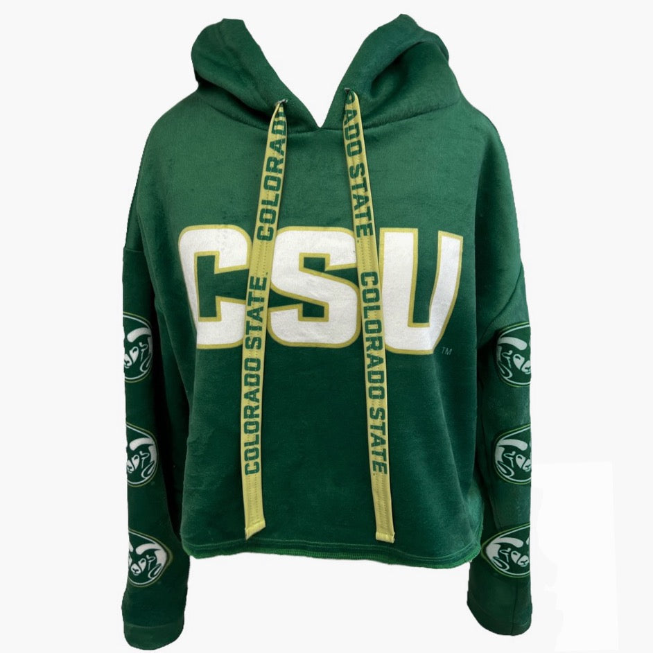 Colorado State Varsity Furry Womens Hoodie Officially Licensed