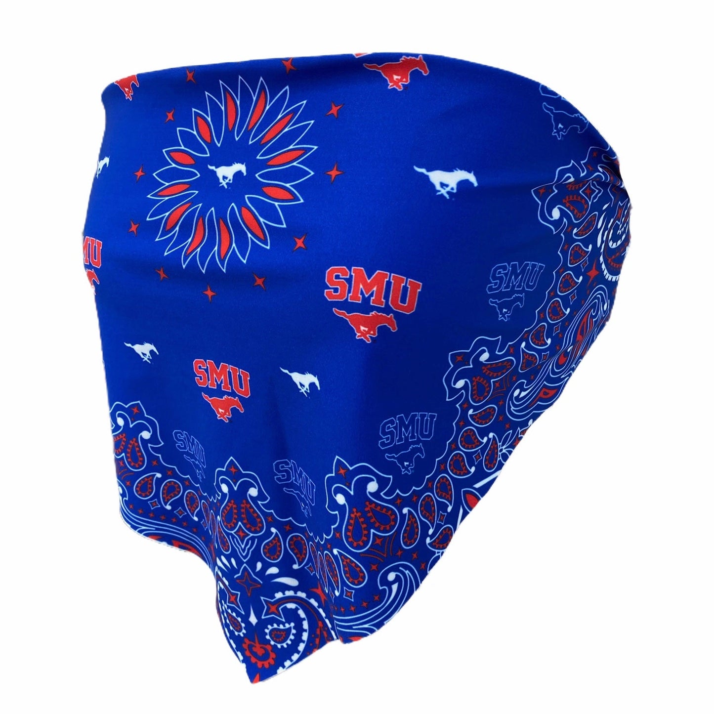 SMU Mustangs Womens Bandana Top Officially Licensed