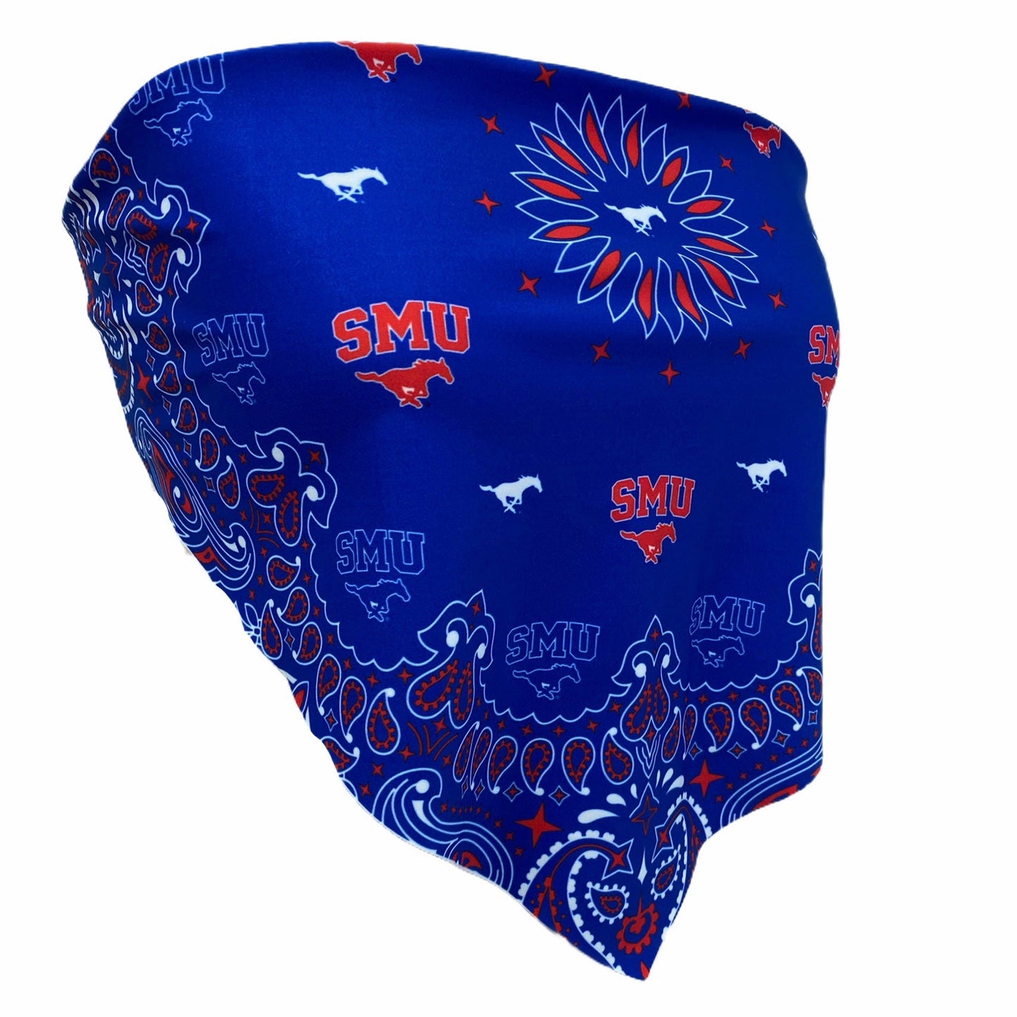 SMU Mustangs Womens Bandana Top Officially Licensed
