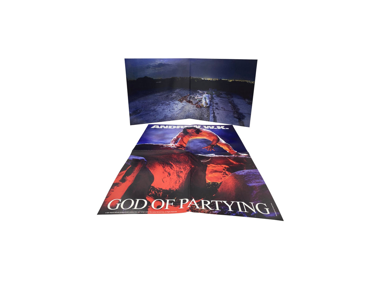 Andrew W.K. - God Is Partying (Limited Edition Blue Colored Vinyl) Vinyl Record