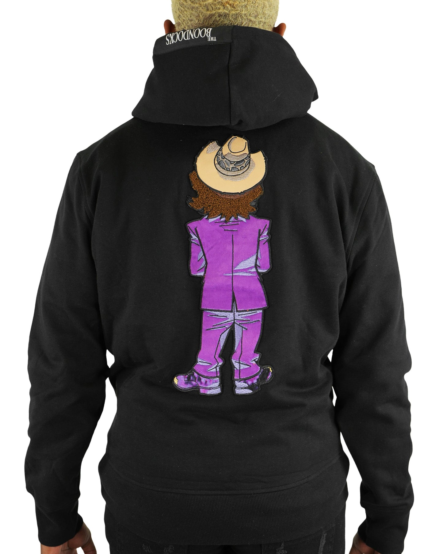 The Boondocks - A Pimp Named Slickback Black Mens Hoodie