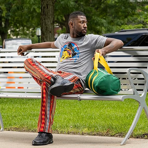 Pineapple Movie Saul Duffle Bag Halloween Costume Accessory Lightweight for Travel Gym Cosplay Green